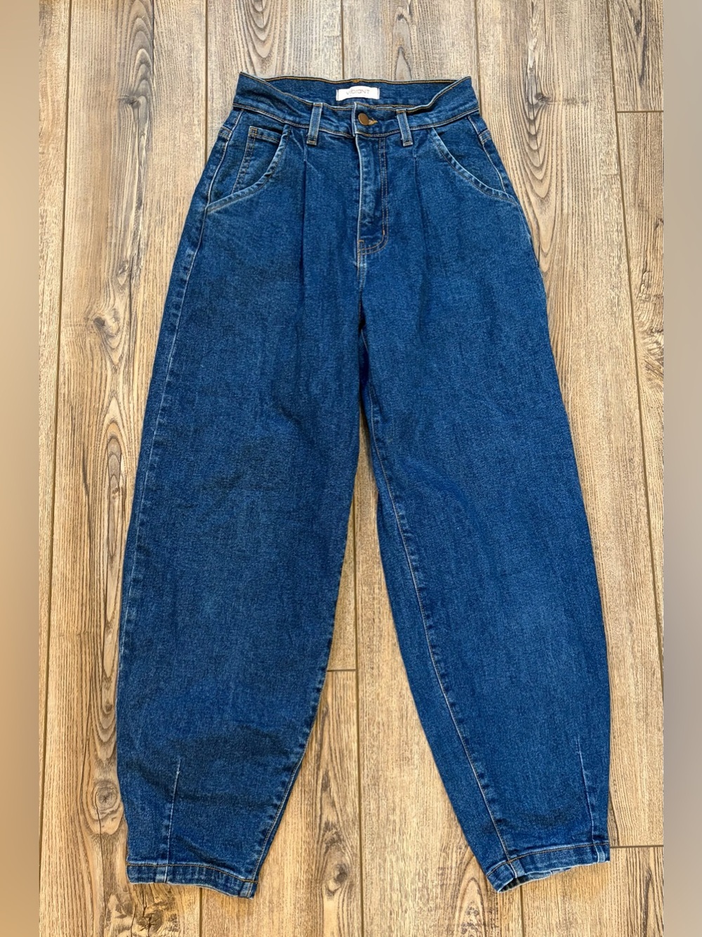 Vibrant M.I.U High Rise Pleated Balloon Jeans W25 Size 3 Made in USA